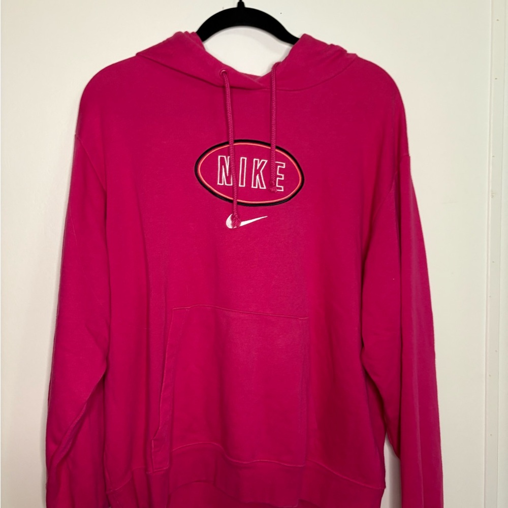 Nike Hot Pink Vintage Style Hoodie Women’s  L